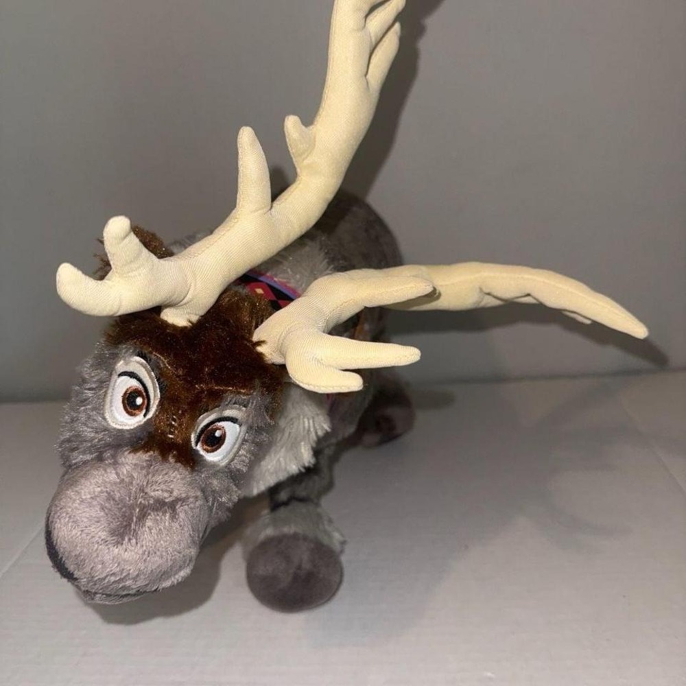 Disney Store Frozen Sven Reindeer 16" Poseable Plush